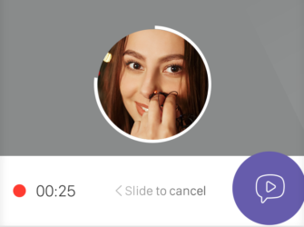 В приложении Viber появилась функция отправки видеосообщений