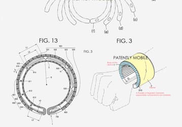 Samsung патентует носимое электронное устройство в форме браслета с гибким экраном