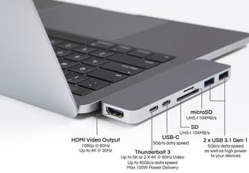 Адаптер HyperDrive для новых ноутбуков MacBook Pro предоставит пользователям широкий набор портов