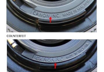 Canon предупреждает о появлении на рынке поддельных объективов EF 50mm F1.8 II