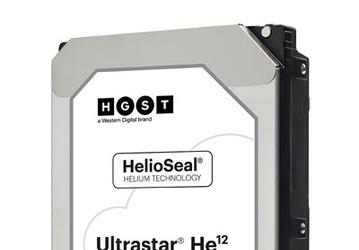 Объем жестких дисков HGST Ultrastar He12 — 12 и 14 ТБ