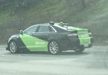 Nvidia сама тестирует на дорогах Калифорнии беспилотные автомобили