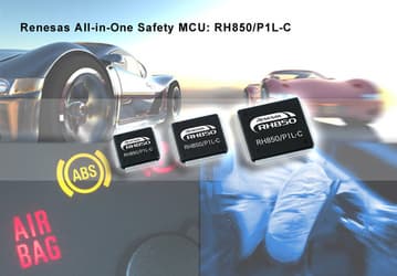 По мнению производителя, микроконтроллеры Renesas RH850/P1L-C Group найдут применение в самоуправляемых автомобилях