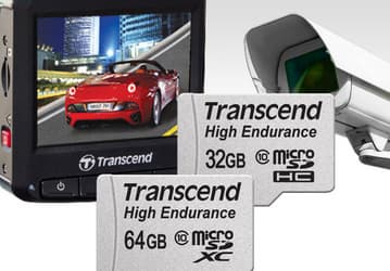 Новые карты памяти Transcend High Endurance microSDHC/SDXC созданы для видеорегистраторов и камер слежения