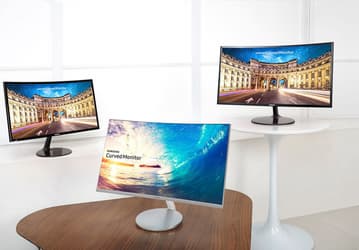 Представлены вогнутые мониторы Samsung CF591 и CF390