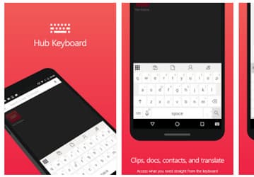 Microsoft выпустила приложение Hub Keyboard в Google Play