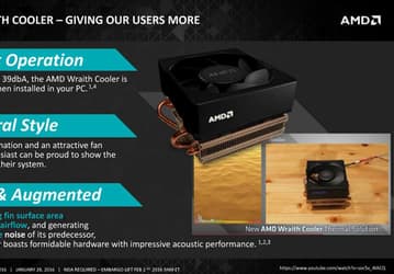 Wraith — новый штатный охладитель для процессоров AMD, тихий и высокопроизводительный