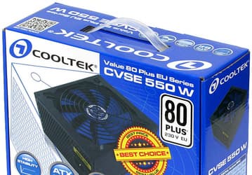 В линейку Cooltek Value 80 Plus EU вошли блоки питания мощностью 350, 450 и 550 Вт