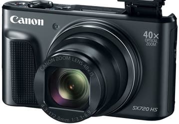 Объектив компактной камеры Canon PowerShot SX720 HS охватывает диапазон ЭФР 24-960 мм