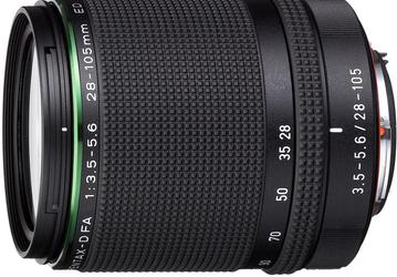 Недорогой универсальный объектив HD Pentax-D FA 28-105mm F3.5-5.6ED DC WR предназначен для полнокадровых камер