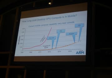В ARM считают, что к концу следующего года производительность GPU в мобильных SoC превзойдёт возможности консоли PlayStation 4