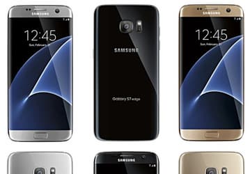 Появились изображения смартфонов Samsung Galaxy S7 и S7 edge различных цветов 