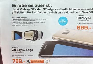 Опубликованы финальные характеристики, цены и дата выхода смартфонов Samsung Galaxy S7 и S7 edge