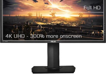 В мониторе Asus MG28UQ установлена 28-дюймовая панель разрешением 3840 х 2160 пикселей
