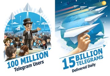 Telegram: 100 млн активных пользователей и 15 млрд ежедневно пересылаемых сообщений