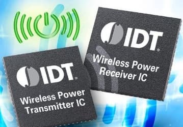 Передатчик IDT P9240A и приемник IDT P9220 обеспечивают беспроводное питание мощностью до 15 Вт
