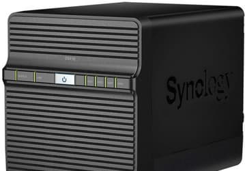 NAS Synology DiskStation DS416j вмещает четыре накопителя типоразмера 3,5 или 2,5 дюйма