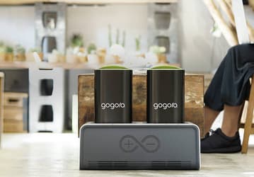 GoCharger — небольшая зарядная станция для умного электроскутера Gogoro