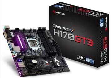Системная плата Biostar Racing H170GT3 предназначена для игровых ПК