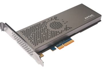 На CES 2016 компания Zotac показала SSD в виде карты расширения PCIe 