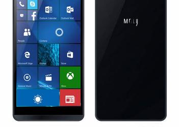 Толщина смартфона Coship Moly X, который работает под управлением Windows 10 Mobile, составляет всего 6,9 мм