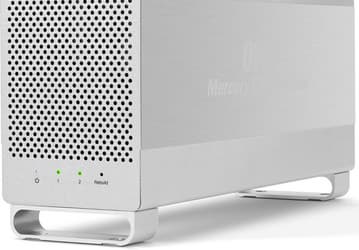 Двухдисковое хранилище OWC Mercury Elite Pro Dual оснащено портами USB 3.0 и FireWire 800