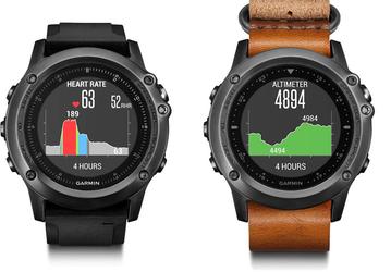 Экраны умных часов Garmin fenix 3 Sapphire защищены сапфиром