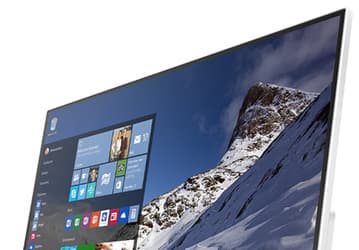 Моноблочный компьютер Lenovo IdeaCentre AIO 510S отличается тонкими рамками экрана