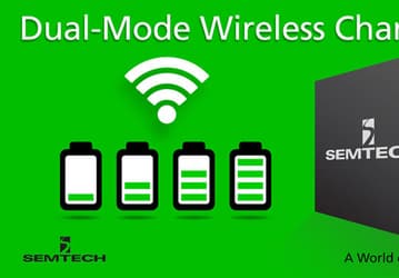 Платформа беспроводной зарядки Semtech TS80K поддерживает два режима: WPC Qi 1.2 и PMA SR1E 