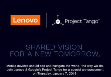 Lenovo присоединилась к проекту Google Project Tango