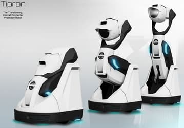 Робот-проектор Cerevo Tipron работает автономно два часа