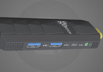 Мини-ПК GoStick с портом Gigabit Ethernet устанавливается во вход HDMI