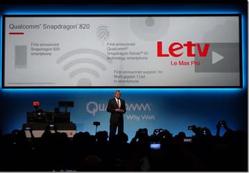 LeTV Le Max Pro — первый представленный смартфон с однокристальной системой Snapdragon 820