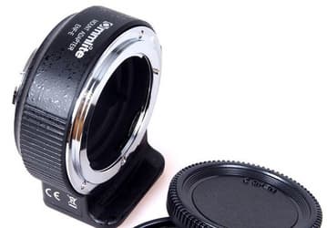 Адаптер Commlite CM-ENF-E1 AF позволяет использовать объективы с креплением Nikon F с камерами с креплением Sony E с сохранением автофокусировки