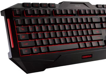 В игровую серию Asus Cerberus вошли клавиатура, мышь и коврик 