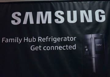 Samsung покажет на CES 2016 холодильник с огромным сенсорным дисплеем