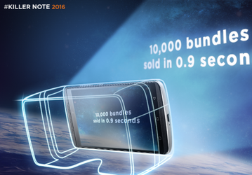 Lenovo продала 10 тыс. комплектов Lenovo Vibe K4 с гарнитурой AntVR менее чем за секунду