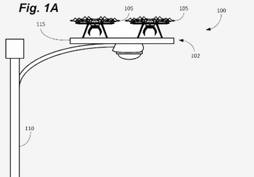 Amazon хочет использовать фонарные столбы и прочие вертикальные конструкции в качестве мест для размещения парковок для своих дронов