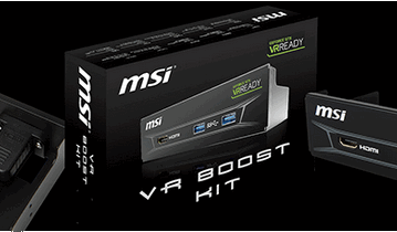 Устройство MSI VR Boost Kit позволит проще и удобнее подключить к ПК гарнитуру виртуальной реальности