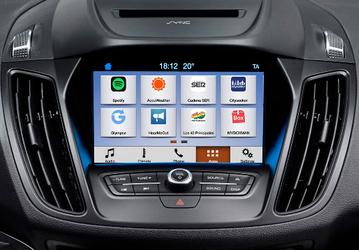 Все автомобили Ford 2017 модельного ряда получат поддержку Apple CarPlay и Android Auto