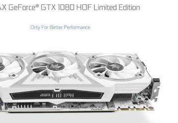 Galax GeForce GTX 1080 HOF Limited Edition — видеокарта, GPU которой работает на частоте до 1961 МГц