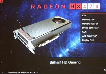 AMD раскрыла почти все характеристики видеокарт Radeon RX 470 и RX 460. GPU Vega всё-таки запланирован на следующий год