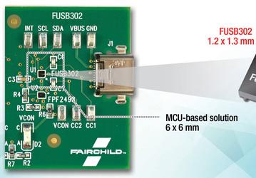 Fairchild FUSB302B — самый маленький контроллер USB-C с поддержкой PD