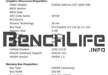 Nvidia готовит видеокарту GeForce GTX 1060 с 3 ГБ памяти, но она получит урезанный GPU