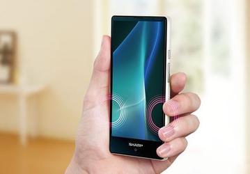Корпус смартфона Aquos Mini оснащен датчиками давления