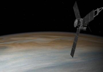 Космический аппарат Juno вышел на орбиту Юпитера