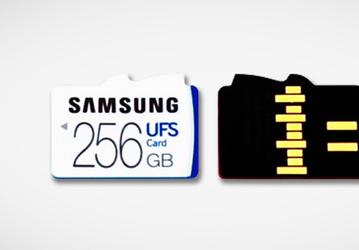 Samsung уже разработала дизайн слота, который позволит использовать и карты памяти microSD, и новые карты формата UFS