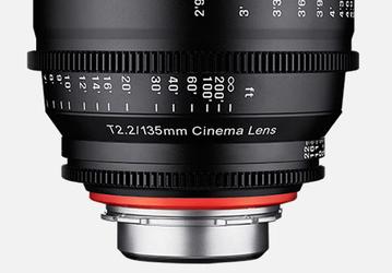 Представлен полнокадровый объектив для видеосъемки Samyang Xeen 135mm T2.2