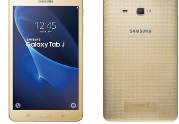 Представлен семидюймовый планшет Samsung Galaxy Tab J