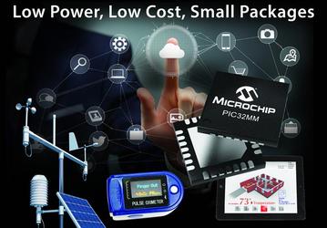 Микроконтроллеры семейства Microchip PIC32MM предназначены для устройств интернета вещей и не только